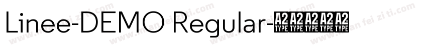 Linee-DEMO Regular字体转换